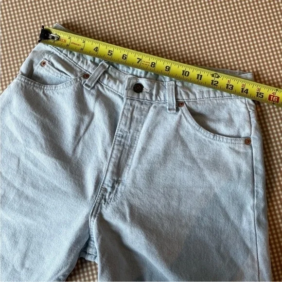 Vintage Bermuda Levi's 550 orange tab Made in USAdenim shorts